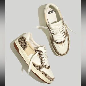 Madewell MWL Animal Print Sneakers $110